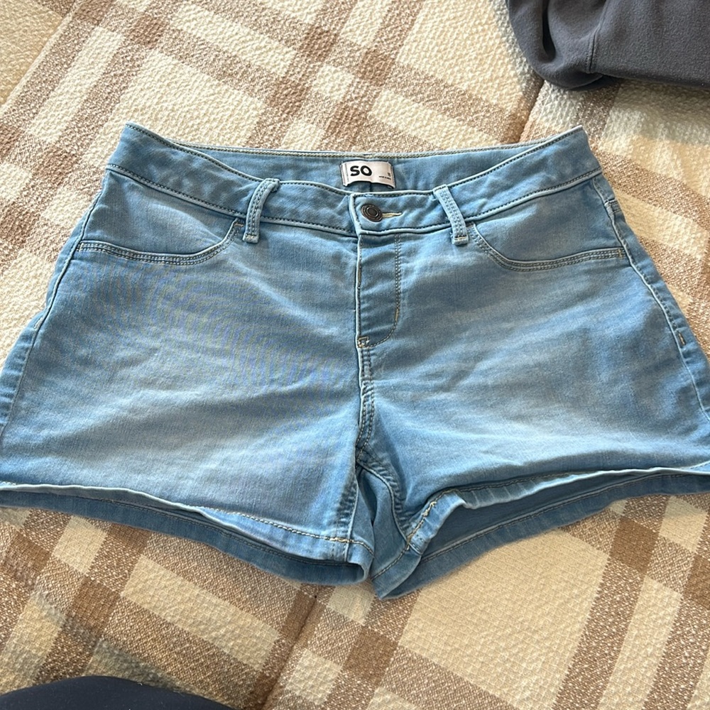 SO shorts size 16 blue jean